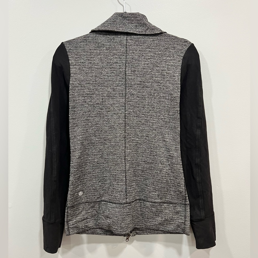 LULULEMON Daily Yoga Jacket Slub Zip-Up size 6 - Picture 2 of 5